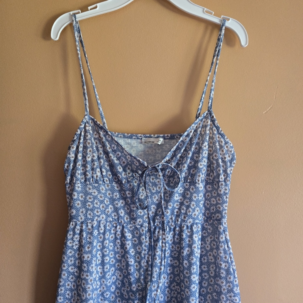 Pull&Bear Floral Spaghetti Strap Jumper, S.